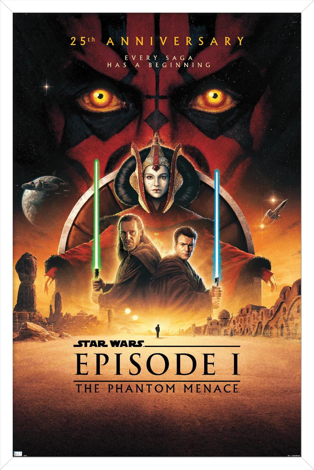 Star Wars: The Phantom Menace - 25th Anniversary One Sheet Wall