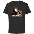 thumbnail image 1 of Star Wars The Phantom Menace 25th Anniversary Queen Amidala- Short Sleeve Cotton T-Shirt for Adults - Customized-Black, 1 of 5