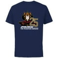 thumbnail image 1 of Star Wars The Phantom Menace 25th Anniversary Queen Amidala- Short Sleeve Cotton T-Shirt for Adults - Customized-Navy, 1 of 5