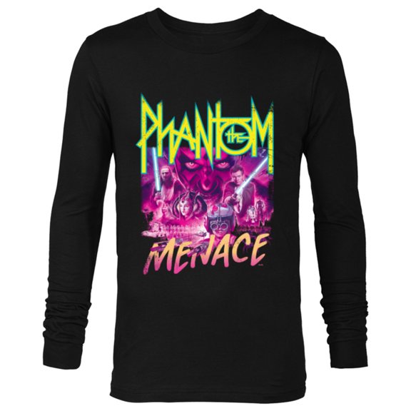 Star Wars The Phantom Menace Band - Long Sleeve T-Shirt for Men - Customized-Black