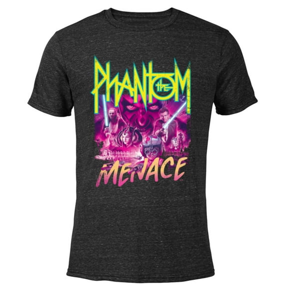 Star Wars The Phantom Menace Band - Short Sleeve Blended T-Shirt for Adults - Customized-Black