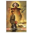 thumbnail image 1 of Star Wars: The Phantom Menace - Celebration Mural Wall Poster, 14.725" x 22.375", Framed, 1 of 3