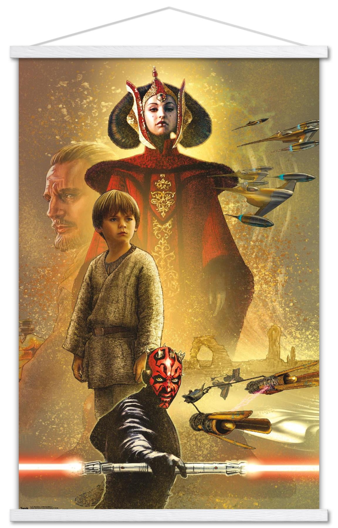 Star Wars: The Phantom Menace - Celebration Mural Wall Poster with