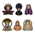thumbnail image 1 of Star Wars: The Phantom Menace Queen Amidala 6-Pin Set | SDCC 2024 Exclusive, 1 of 8