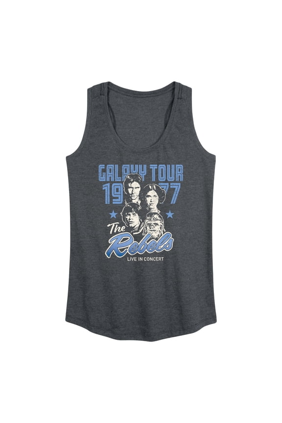 - The Rebels Band Tee - Women's Racerback Graphic Tank