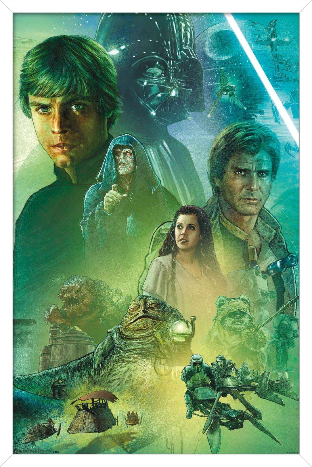 Star Wars: The Return Of The Jedi - Celebration Mural Wall Poster