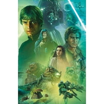 Star Wars: The Return Of The Jedi - Celebration Mural Wall Poster, 14.725" x 22.375"