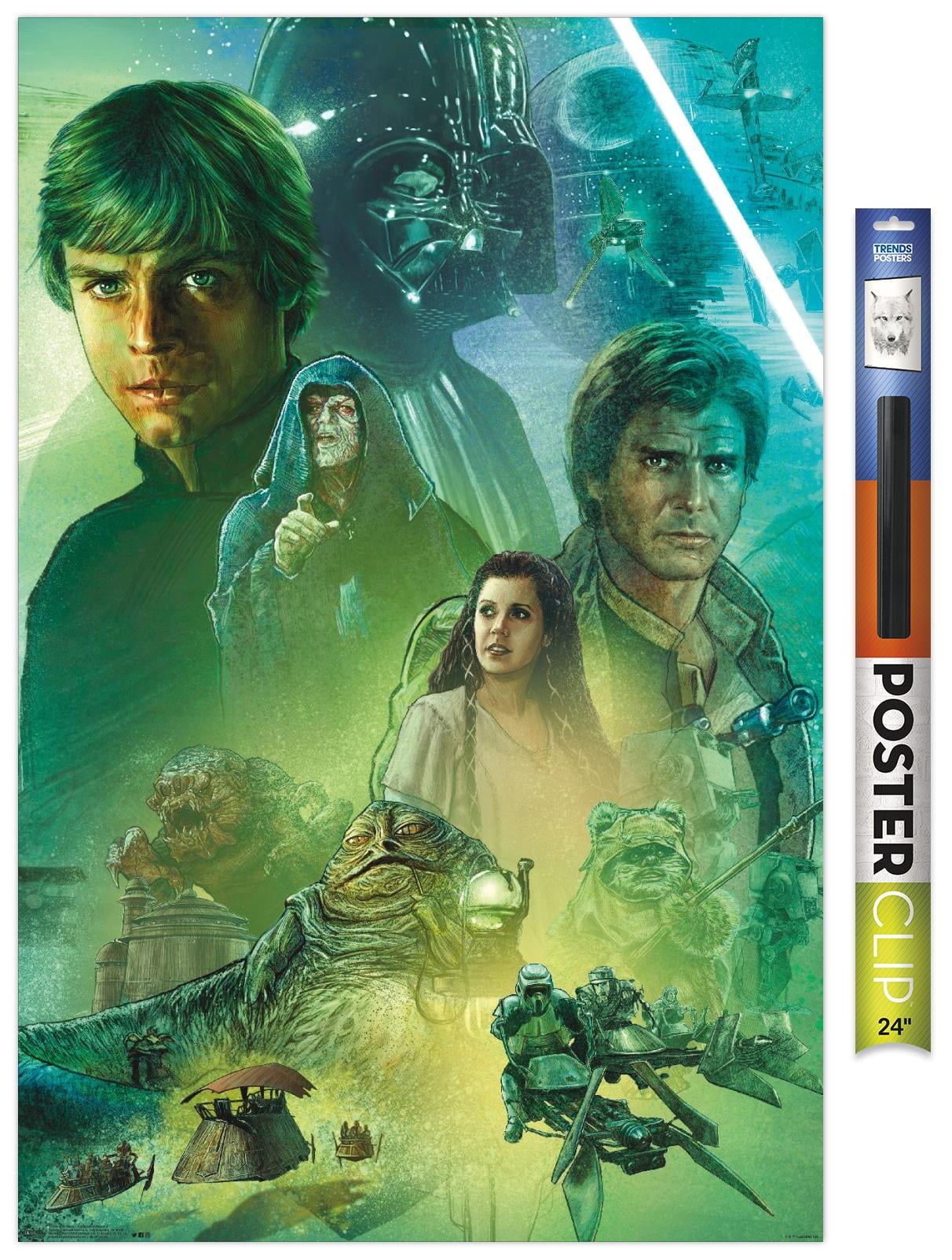 Star Wars: The Return Of The Jedi - Celebration Mural Wall Poster, 22. ...