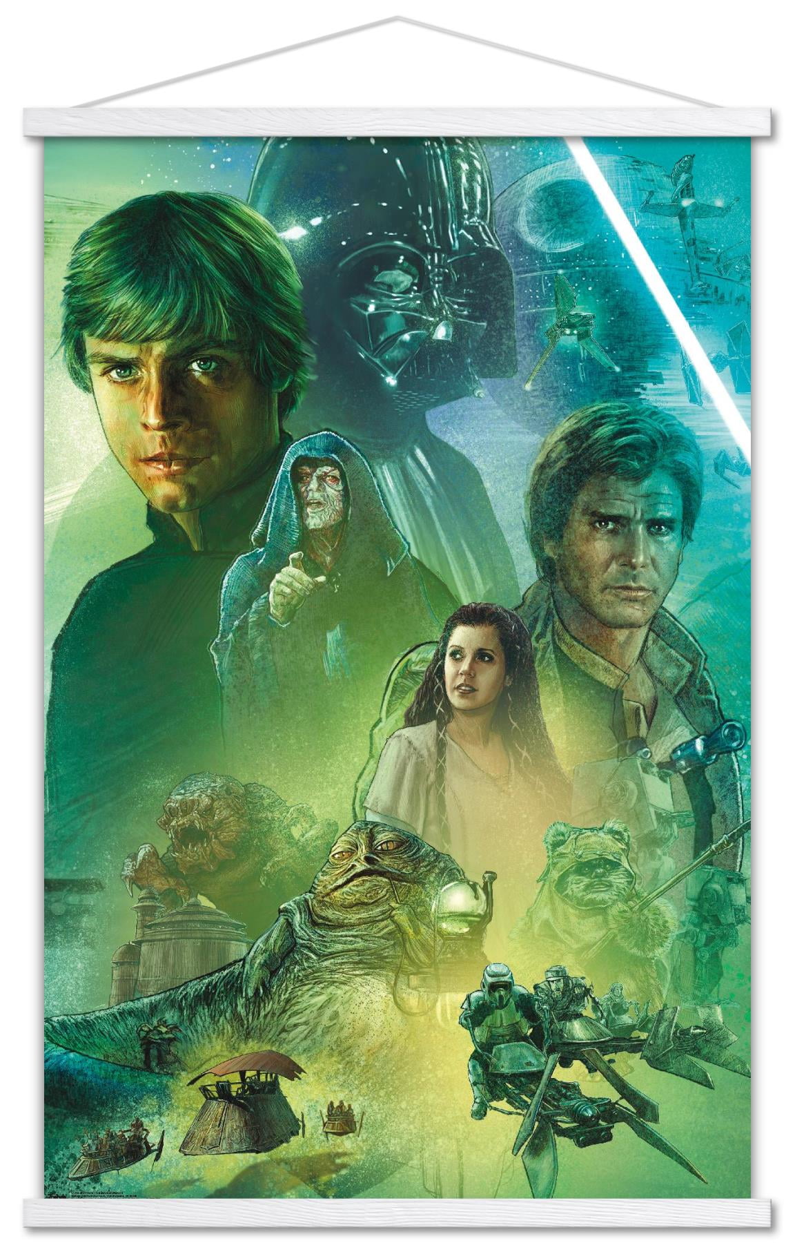 Star Wars: The Return Of The Jedi - Celebration Mural Wall Poster
