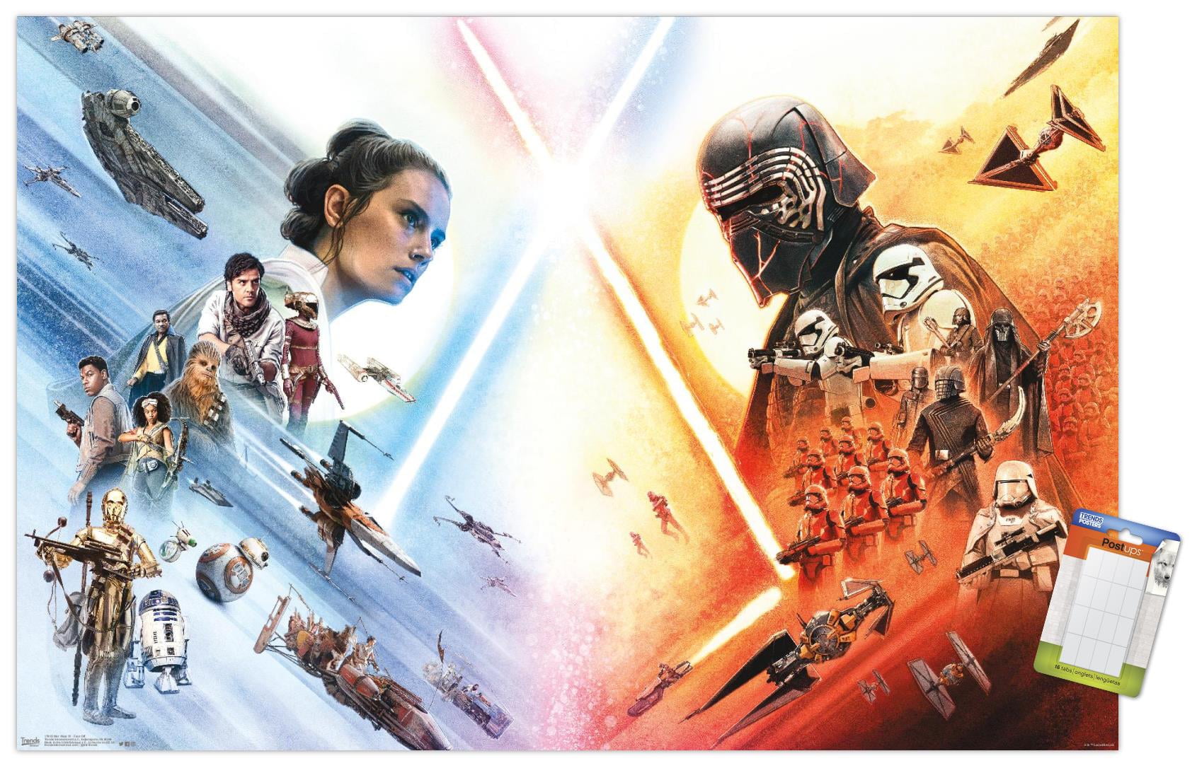 Star Wars: The Rise Of Skywalker - Face Off Wall Poster, 22.375