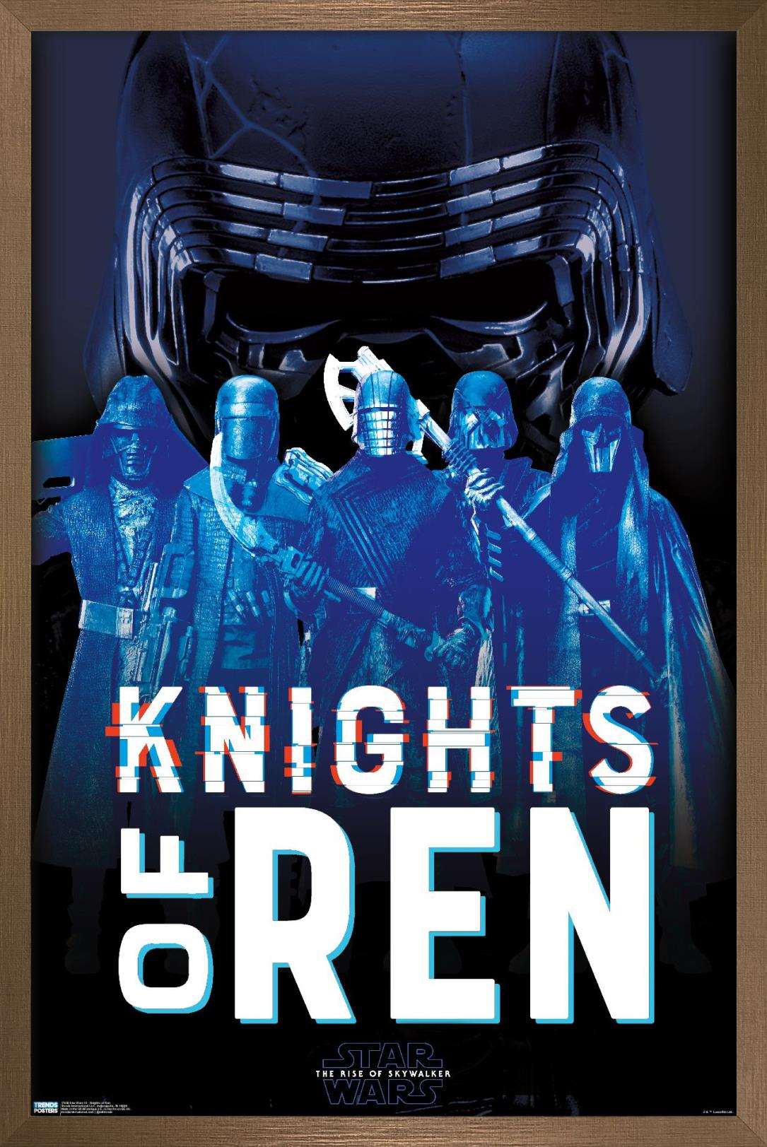 Star Wars: The Rise Of Skywalker - Knights Of Ren Wall Poster, 14.725" x 22.375", Framed