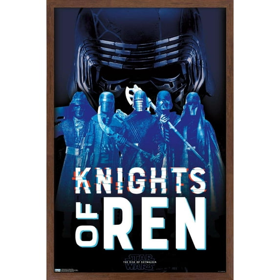 Star Wars: The Rise Of Skywalker - Knights Of Ren Wall Poster, 14.725" x 22.375", Framed