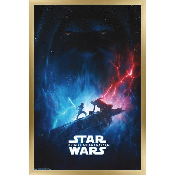 Star Wars: The Rise Of Skywalker - One Sheet Wall Poster, 14.725" x 22.375", Framed