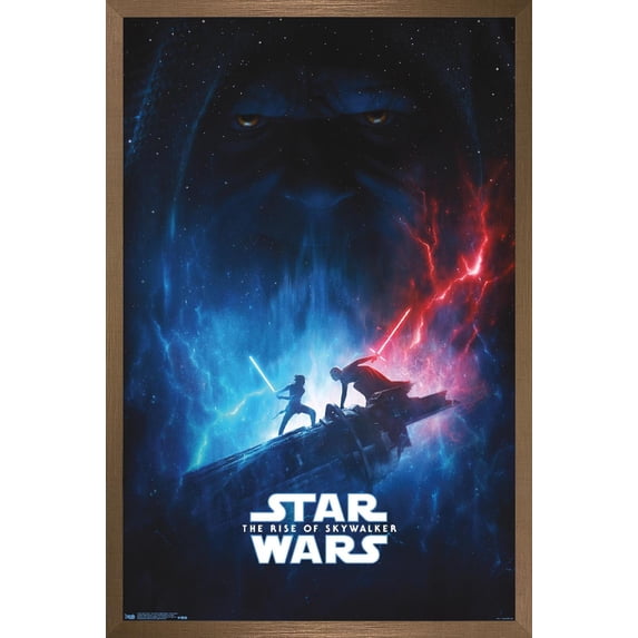 Star Wars: The Rise Of Skywalker - One Sheet Wall Poster, 22.375" x 34", Framed