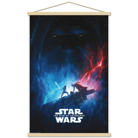 Star Wars: The Rise Of Skywalker - One Sheet Wall Poster with Magnetic Frame, 22.375" x 34"