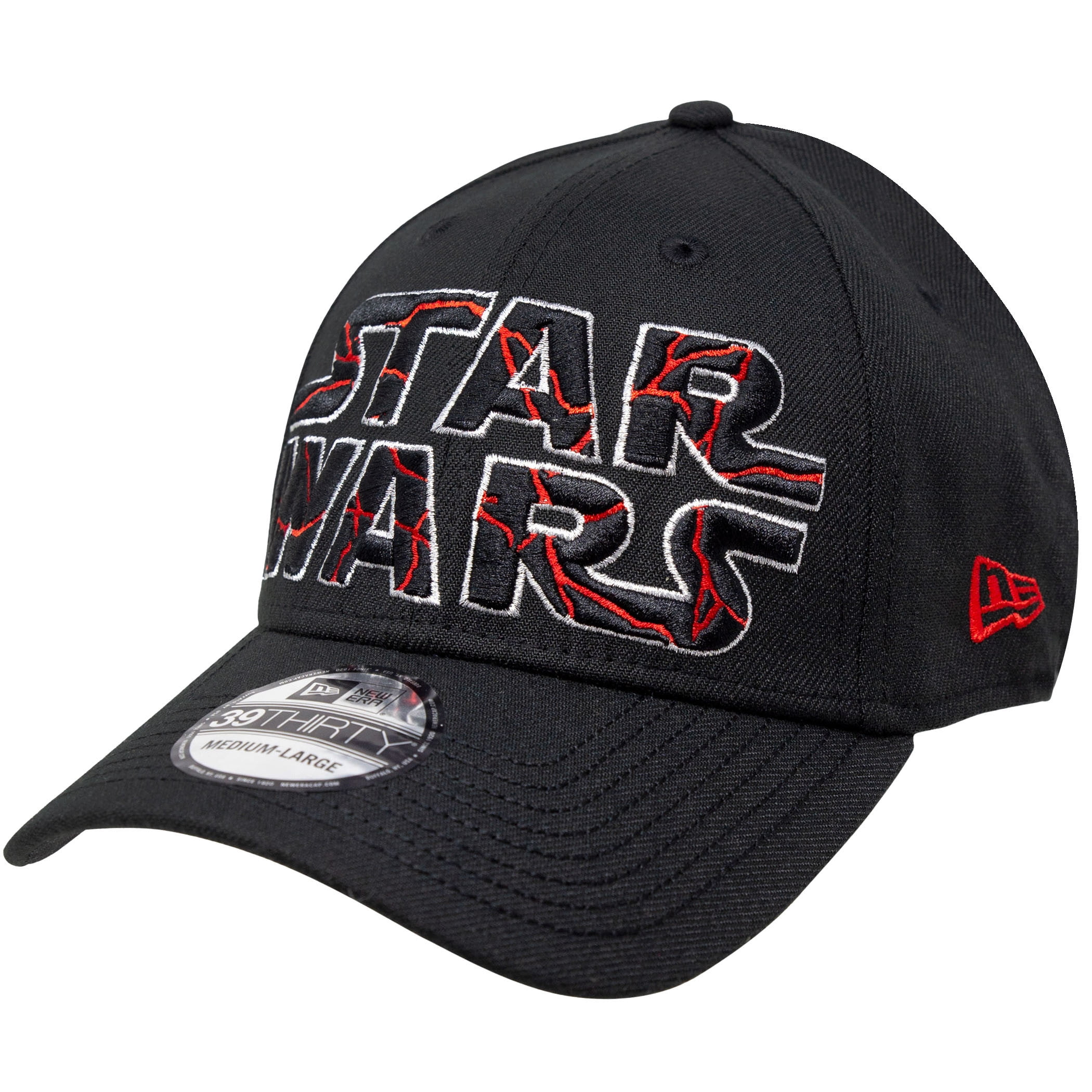 激レアSTAR WARS ニューエラコラボ　39THIRTY キャップ Star Wars The Rise of Skywalker Cracked Text Logo New Era 39Thirty