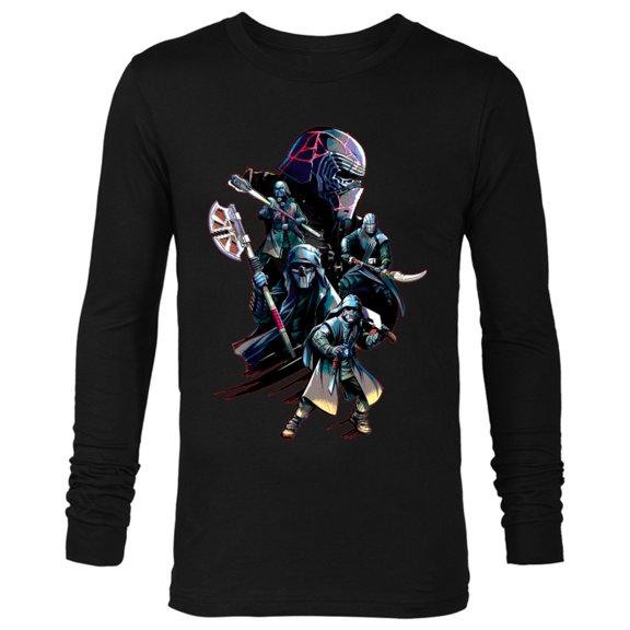 Star Wars The Rise of Skywalker Knights of Ren - Long Sleeve T-Shirt for Men - Customized-Black