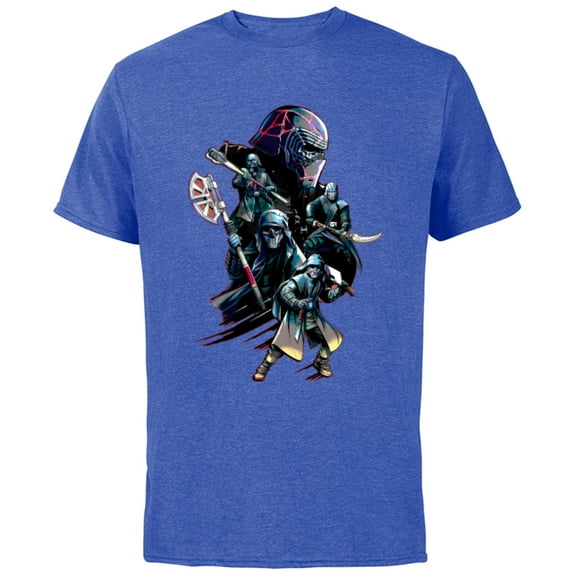 Star Wars The Rise of Skywalker Knights of Ren - Short Sleeve Cotton T-Shirt for Adults - Customized-Royal Heather