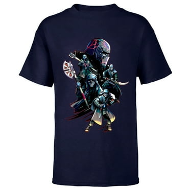 Star Wars The Rise of Skywalker Knights of Ren - Short Sleeve T-Shirt for Kids - Customized-Navy