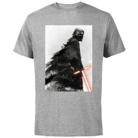 Star Wars The Rise of Skywalker Kylo Ren Memory - Short Sleeve Cotton T-Shirt for Adults - Customized-Athletic Heather
