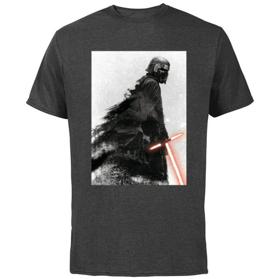 Star Wars The Rise of Skywalker Kylo Ren Memory - Short Sleeve Cotton T-Shirt for Adults - Customized-Charcoal