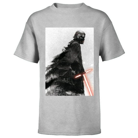 Star Wars The Rise of Skywalker Kylo Ren Memory - Short Sleeve T-Shirt for Kids - Customized-Athletic Heather