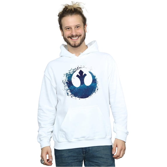 Star Wars: The Rise of Skywalker Mens Star Wars The Rise Of Skywalker Resistance Symbol Wave Hoodie