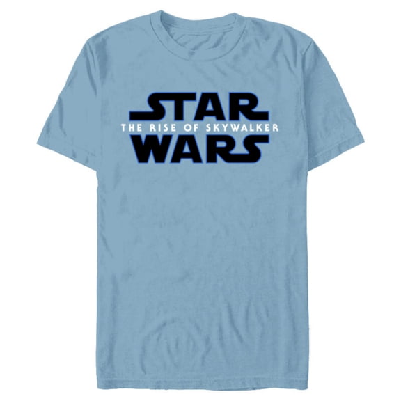 Star Wars The Rise of Skywalker Movie Logo - Short Sleeve Blended T-Shirt for Adults - Customized-Ocean Blue