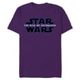 thumbnail image 1 of Star Wars The Rise of Skywalker Movie Logo - Short Sleeve Blended T-Shirt for Adults - Customized-Purple, 1 of 5