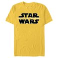 thumbnail image 1 of Star Wars The Rise of Skywalker Movie Logo - Short Sleeve Blended T-Shirt for Adults - Customized-Yellow, 1 of 5
