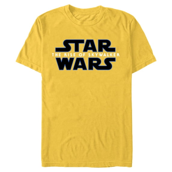 Star Wars The Rise of Skywalker Movie Logo - Short Sleeve Blended T-Shirt for Adults - Customized-Yellow