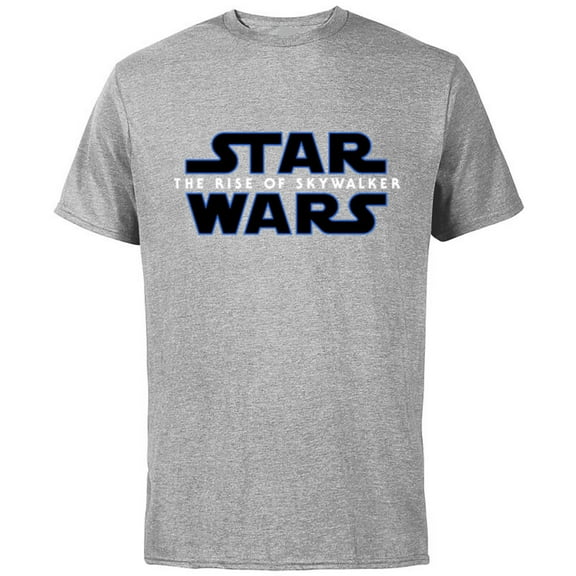 Star Wars The Rise of Skywalker Movie Logo - Short Sleeve Cotton T-Shirt for Adults - Customized-Athletic Heather