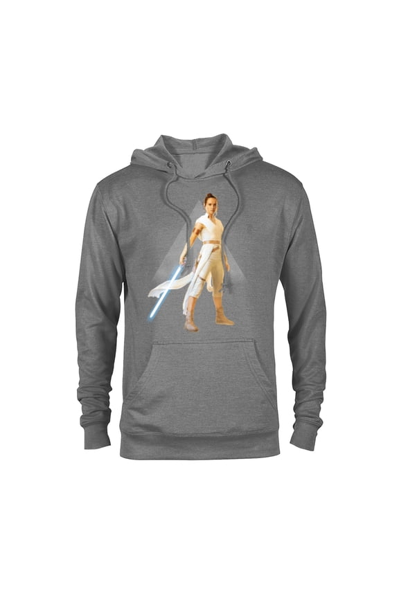 The Rise of Skywalker Rey Jedi Warrior - Pullover Hoodie for Adults - Customized-Graphite Heather