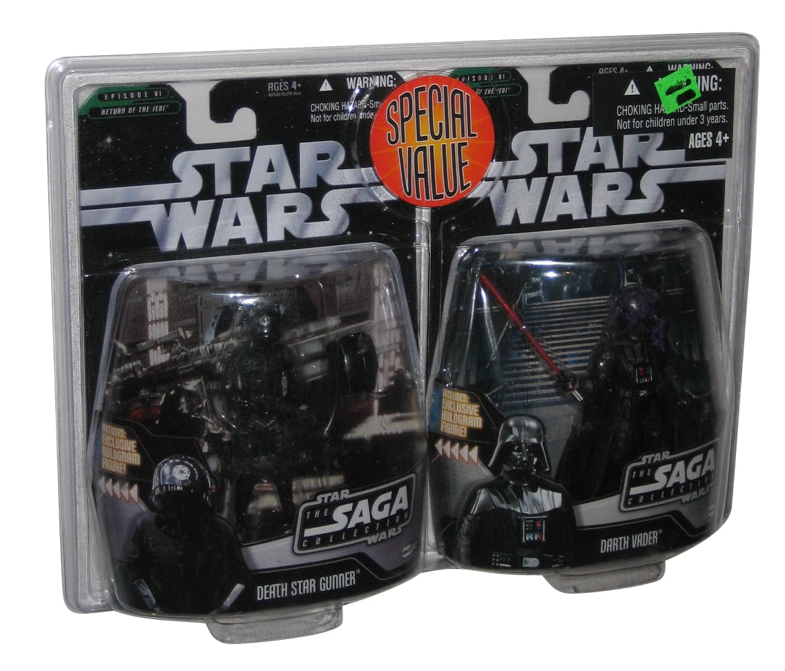 Star Wars The Saga Collection Death Star Gunner & Darth Vader Value 2-Pack  Set