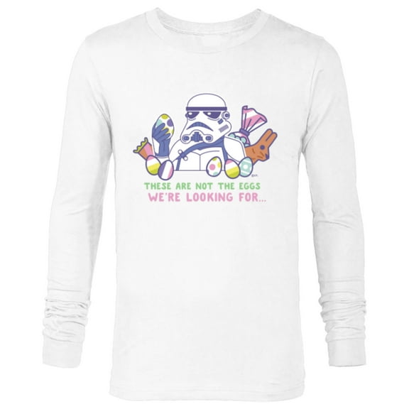 Star Wars These Are Not the Eggs We’re Looking For Easter - Long Sleeve T-Shirt for Men - Customized-White