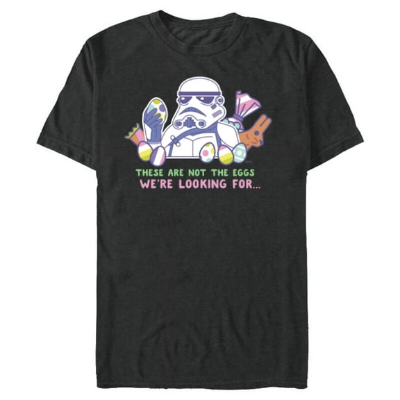 Star Wars These Are Not the Eggs We’re Looking For Easter - Short Sleeve Blended T-Shirt for Adults - Customized-Dark Heather