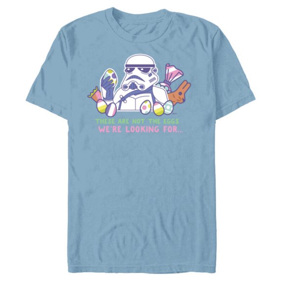 Star Wars These Are Not the Eggs We’re Looking For Easter - Short Sleeve Blended T-Shirt for Adults - Customized-Ocean Blue