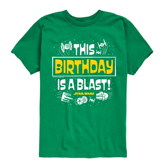 Star Wars - This Birthday Is A Blast - Toddler And Youth Short Sleeve Tee
