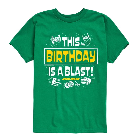 Star Wars - This Birthday Is A Blast - Toddler And Youth Short Sleeve Tee