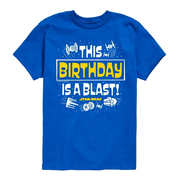 Star Wars - This Birthday Is A Blast - Toddler And Youth Short Sleeve Tee