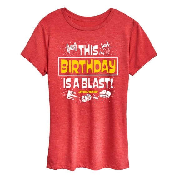 Star Wars - This Birthday Is A Blast - Women's Short Sleeve Classic Fit Tee
