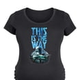 thumbnail image 1 of Star Wars - This Is The Way Hyperspace - Women's Maternity Scoop Neck Graphic T-Shirt, 1 of 5