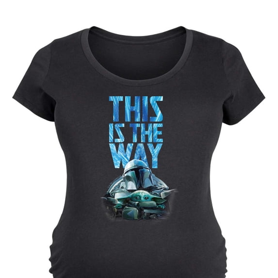 Star Wars - This Is The Way Hyperspace - Women's Maternity Scoop Neck Graphic T-Shirt