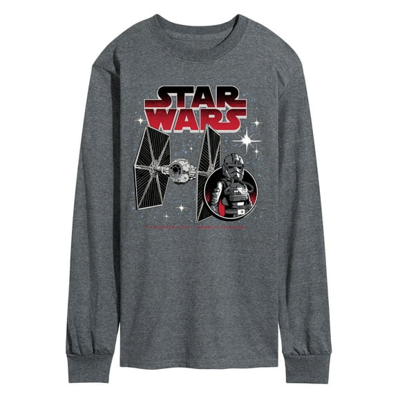 Star Wars - Tie Fighter And Pilot - Men's Long Sleeve Tee