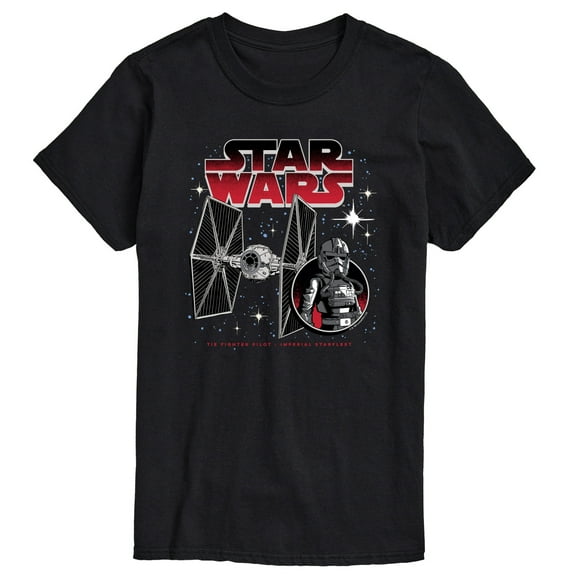 Star Wars - Tie Fighter And Pilot - Men's Short Sleeve Tee