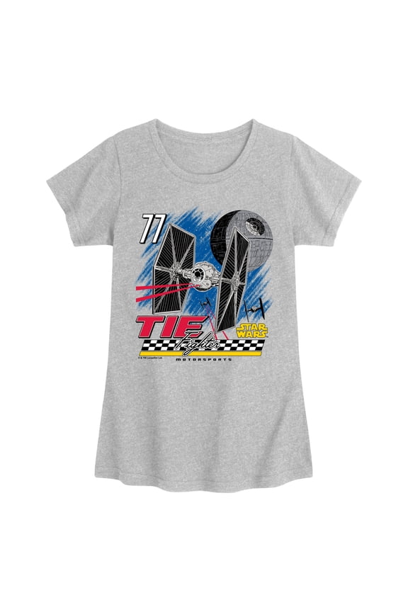 - Tie Fighter Racing - Youth Girls Fitted Short Sleeve T-Shirt