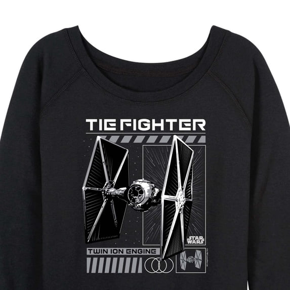Star Wars - Tie Fighter - Women's French Terry Long Sleeve Pullover
