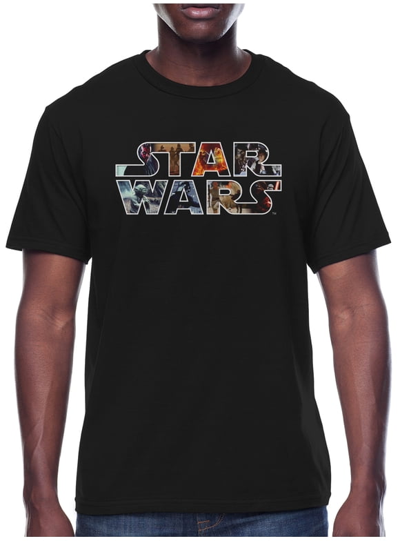 Star Wars Time Line Logo Fill Men's Graphic T-Shirt