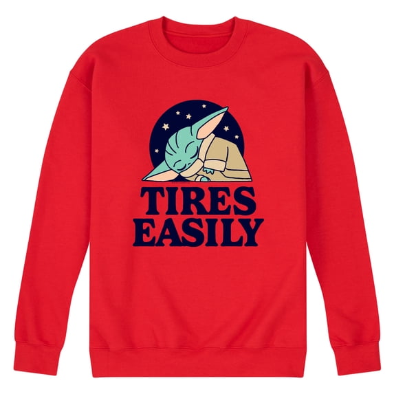 Star Wars - Tires Easily Grogu - Men's Crew Fleece Sweatshirt