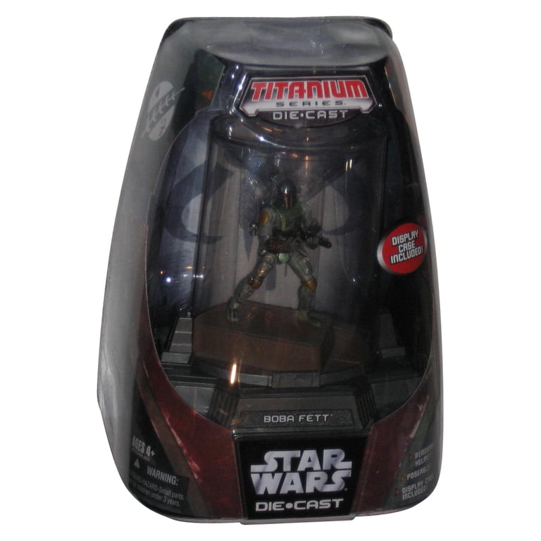 Star Wars Titanium Series (2005) Die-Cast Boba Fett Figure w 
